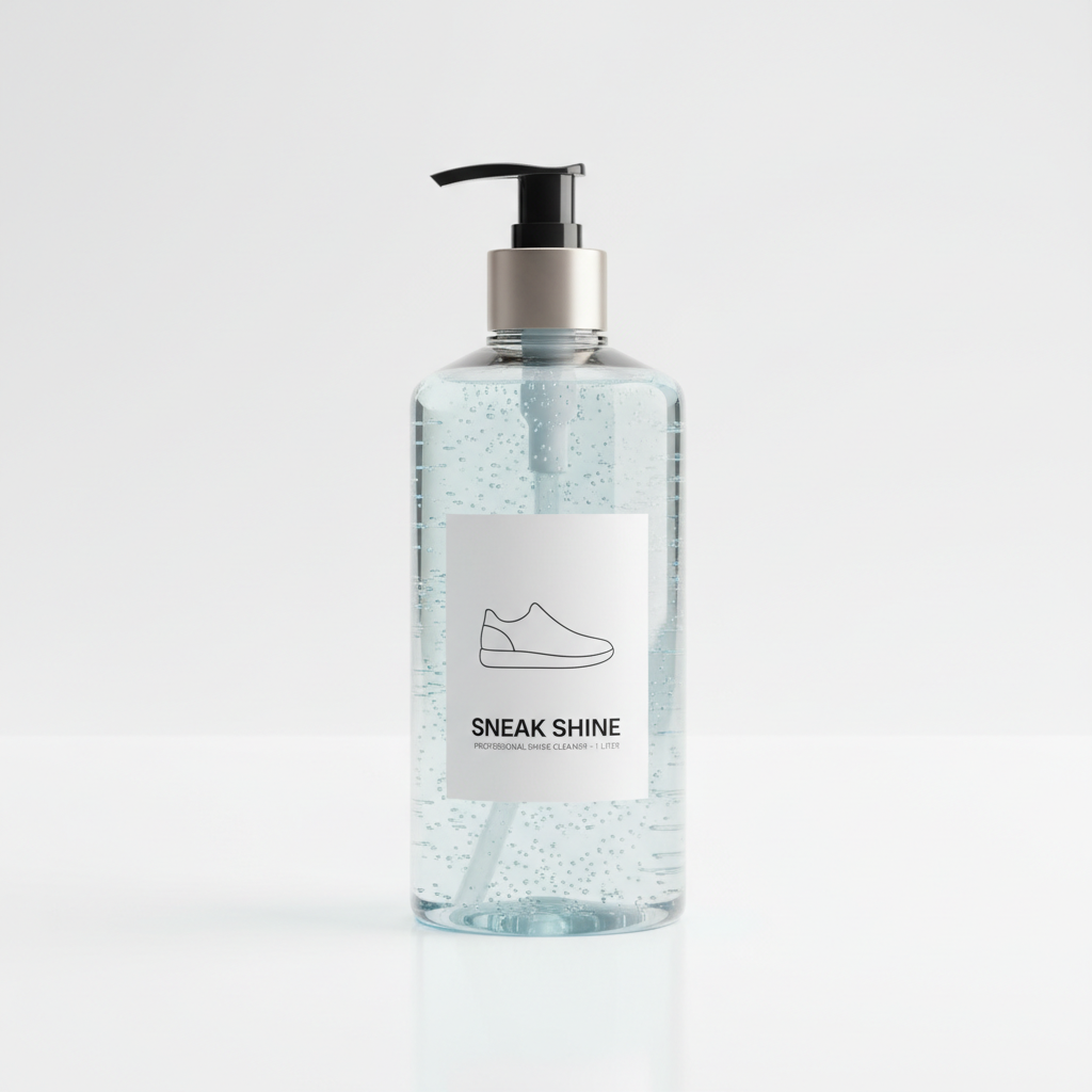 1-liter shoe cleaner bottle