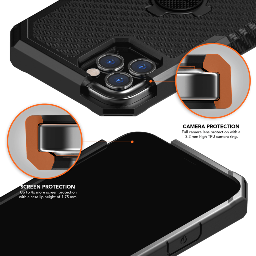 Rokform iPhone 12 Pro Max Rugged Case Military-Grade Magnetic Mountable Protection