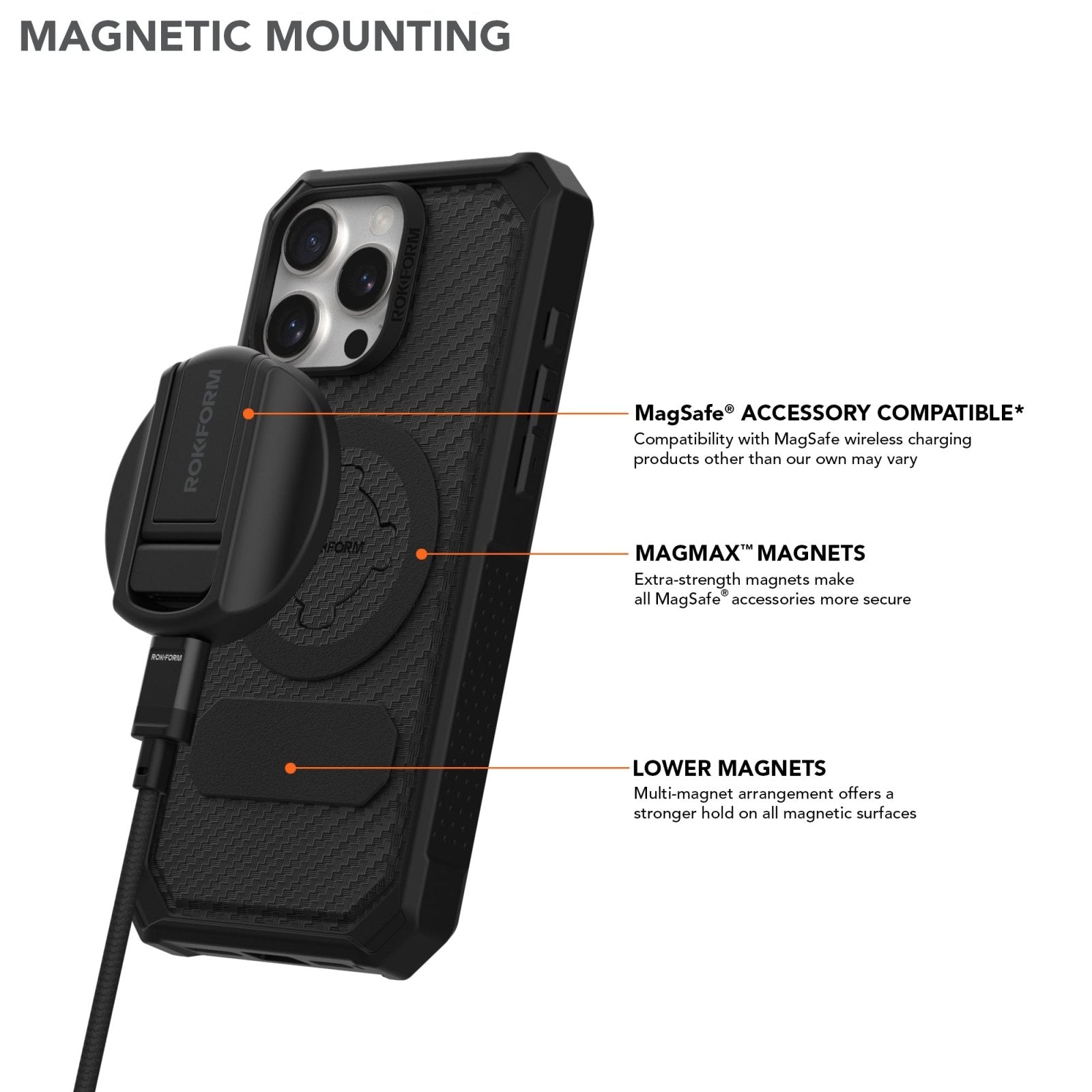 Ultra-Durable iPhone 16 Pro Max Rugged Case: Military-Grade Drop Protection, MagSafe Compatible
