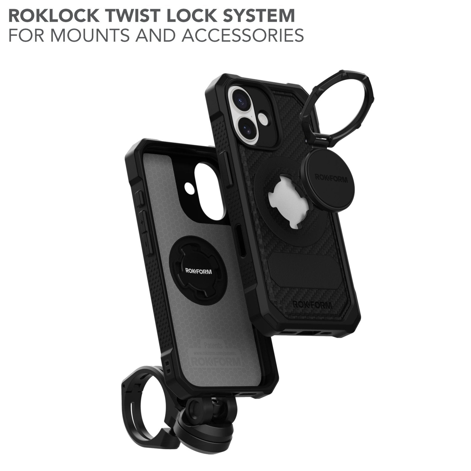 Rokform Rugged iPhone 17 Case with Magnetic Mount and Secure Twist-Lock System