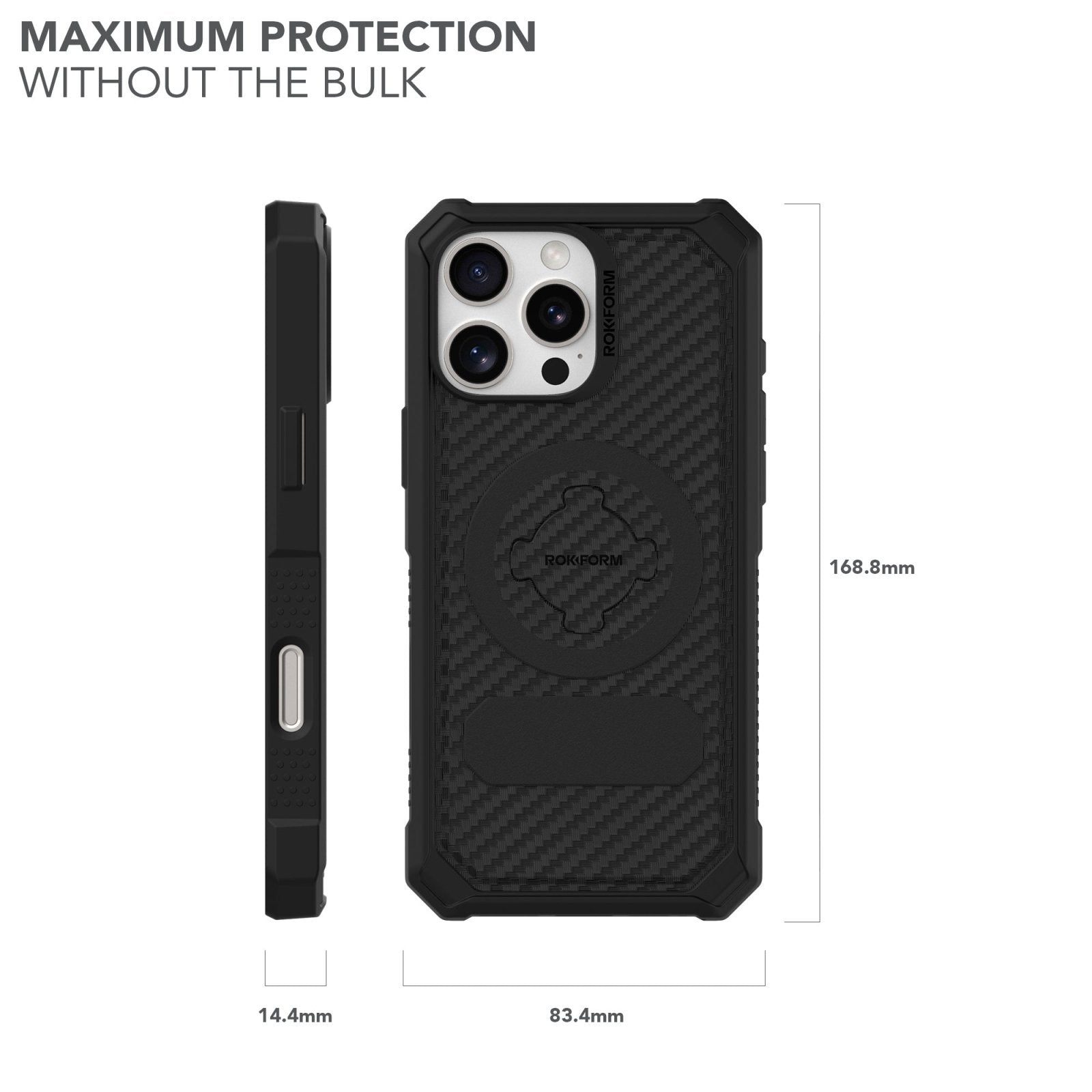 Ultra-Durable iPhone 16 Pro Max Rugged Case: Military-Grade Drop Protection, MagSafe Compatible