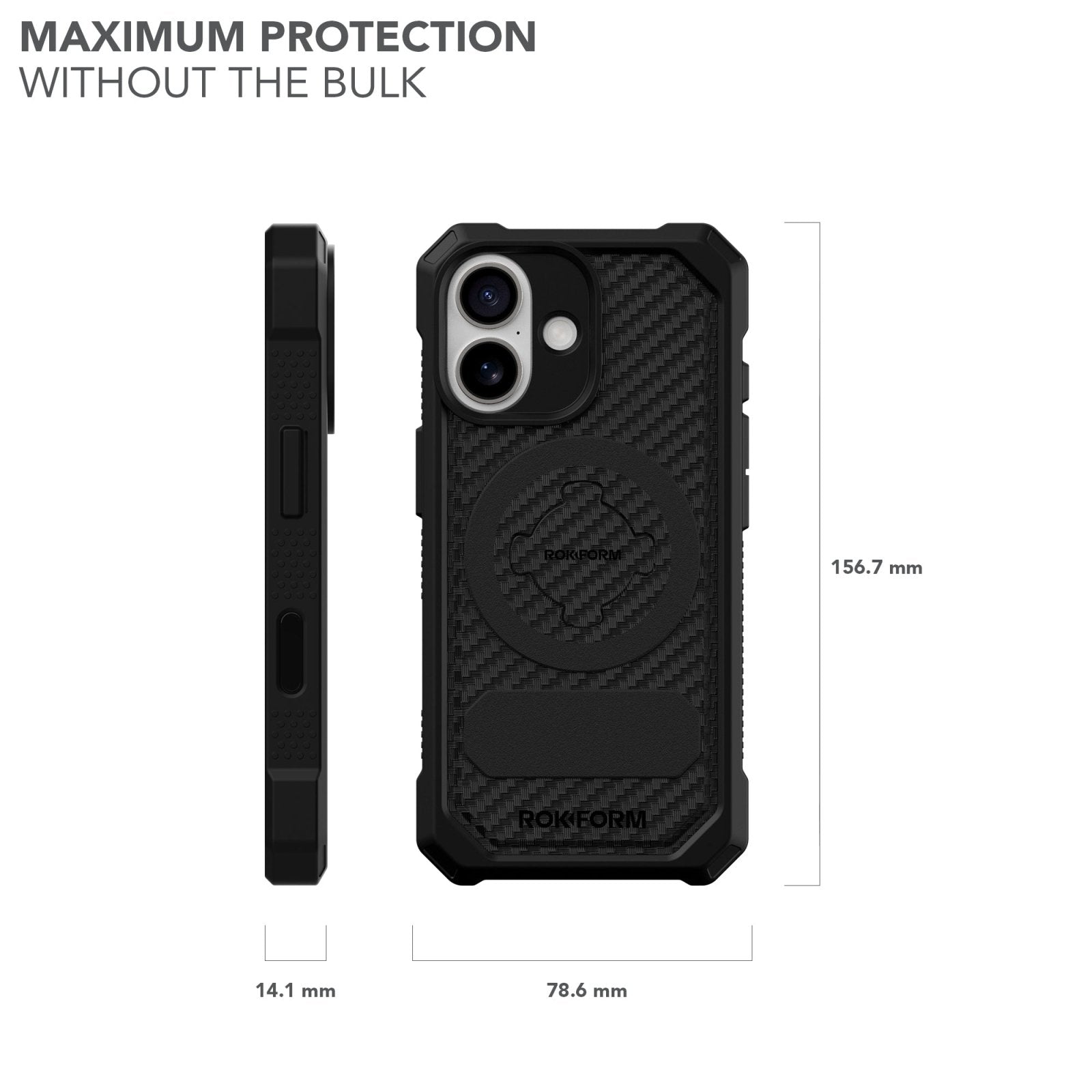 Rokform Rugged iPhone 17 Case with Magnetic Mount and Secure Twist-Lock System