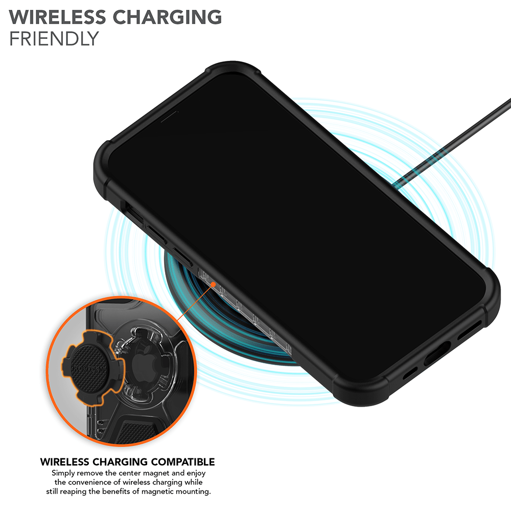 Rokform Crystal Protective iPhone 12/12 Pro Case with Magnetic Mounting