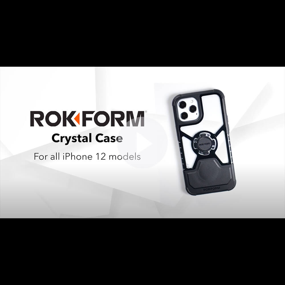 Rokform Crystal Protective iPhone 12/12 Pro Case with Magnetic Mounting