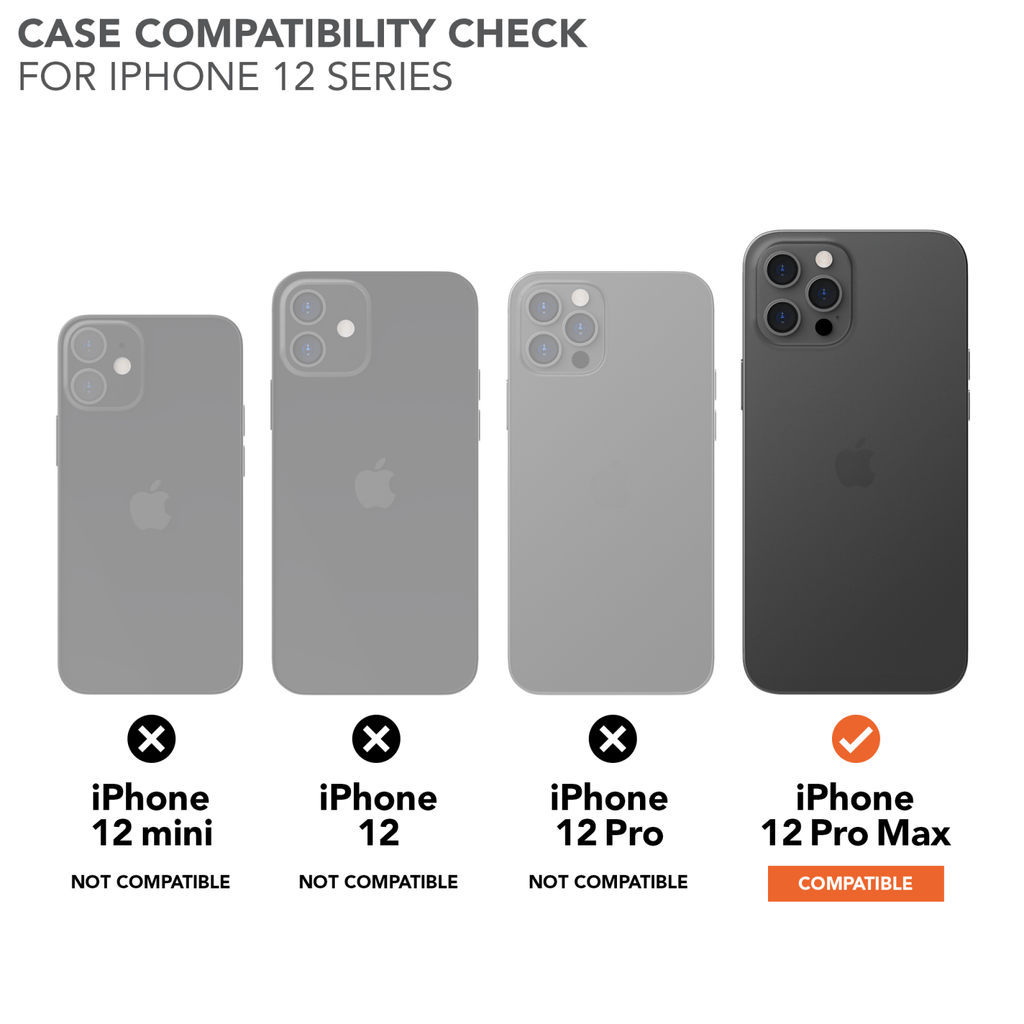 Rokform iPhone 12 Pro Max Rugged Case Military-Grade Magnetic Mountable Protection