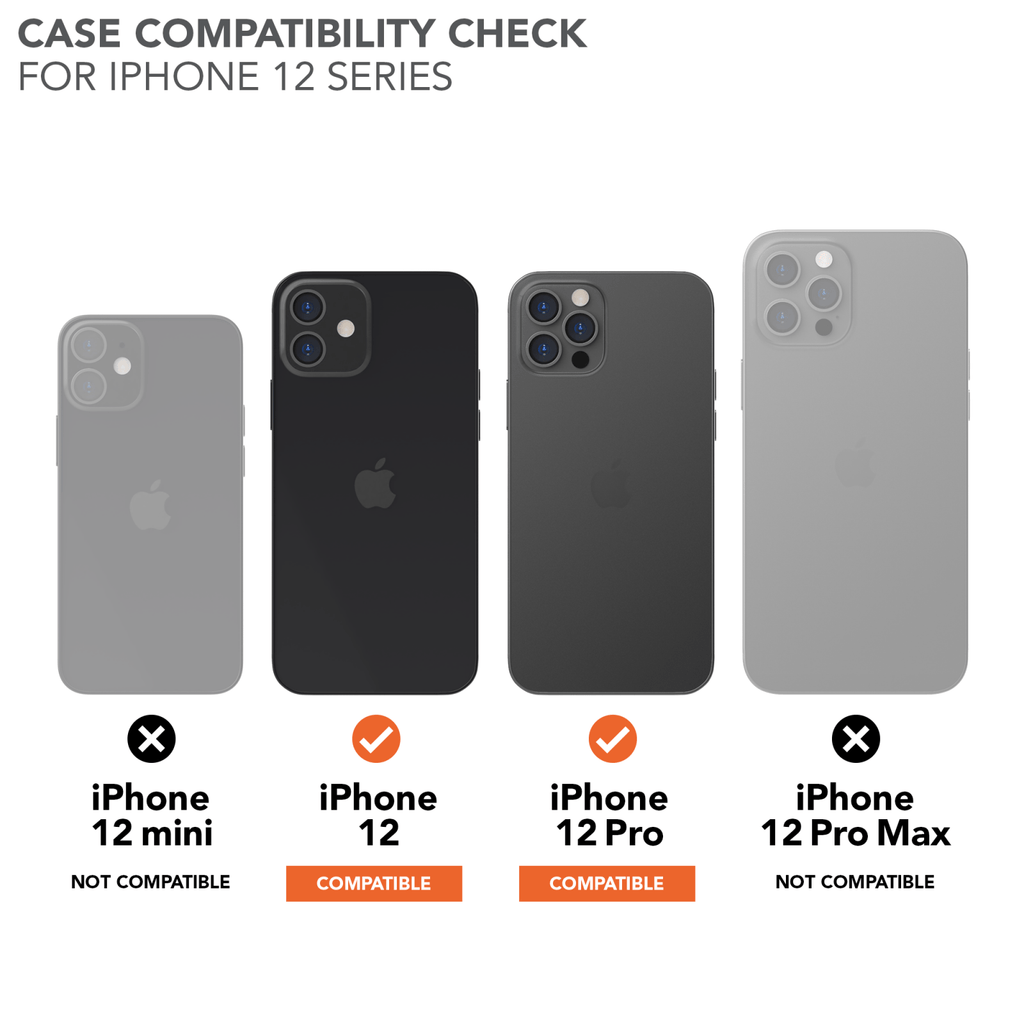 Rokform Crystal Protective iPhone 12/12 Pro Case with Magnetic Mounting