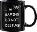 Gaming Mug: 'I'm Gaming Do Not Disturb' - 11 oz Black Ceramic Gift