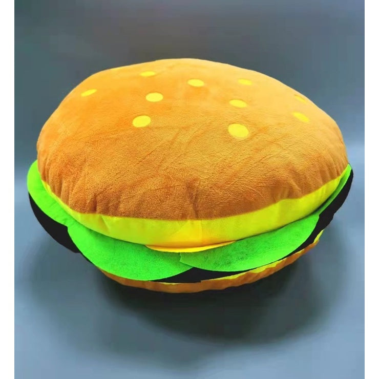 Plush Hamburger Decorative Pillow